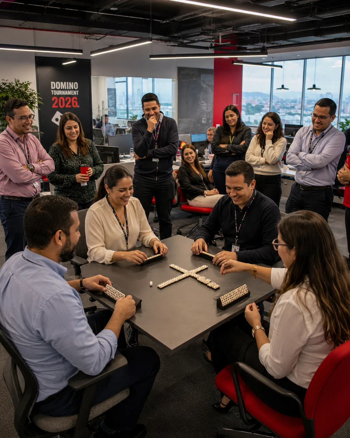 Torneo de dominó — Corporativo CDMX
