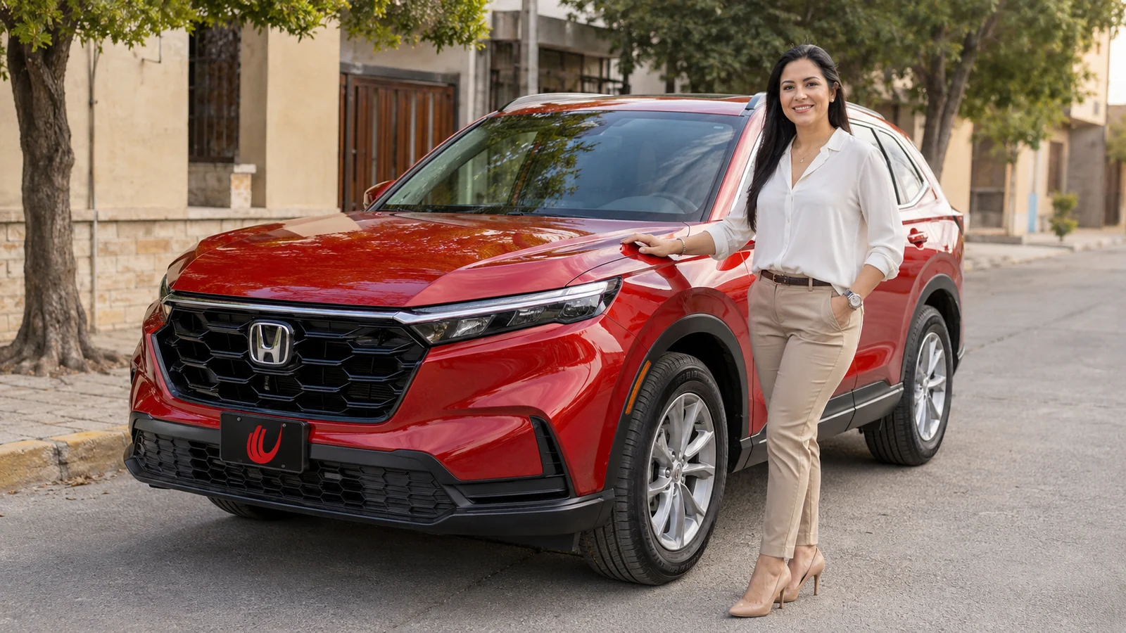Karls Valentine con su CR-V 2026